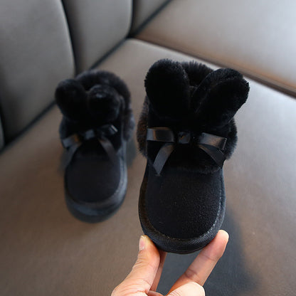 Thickened Xuebu Princess winter shoes