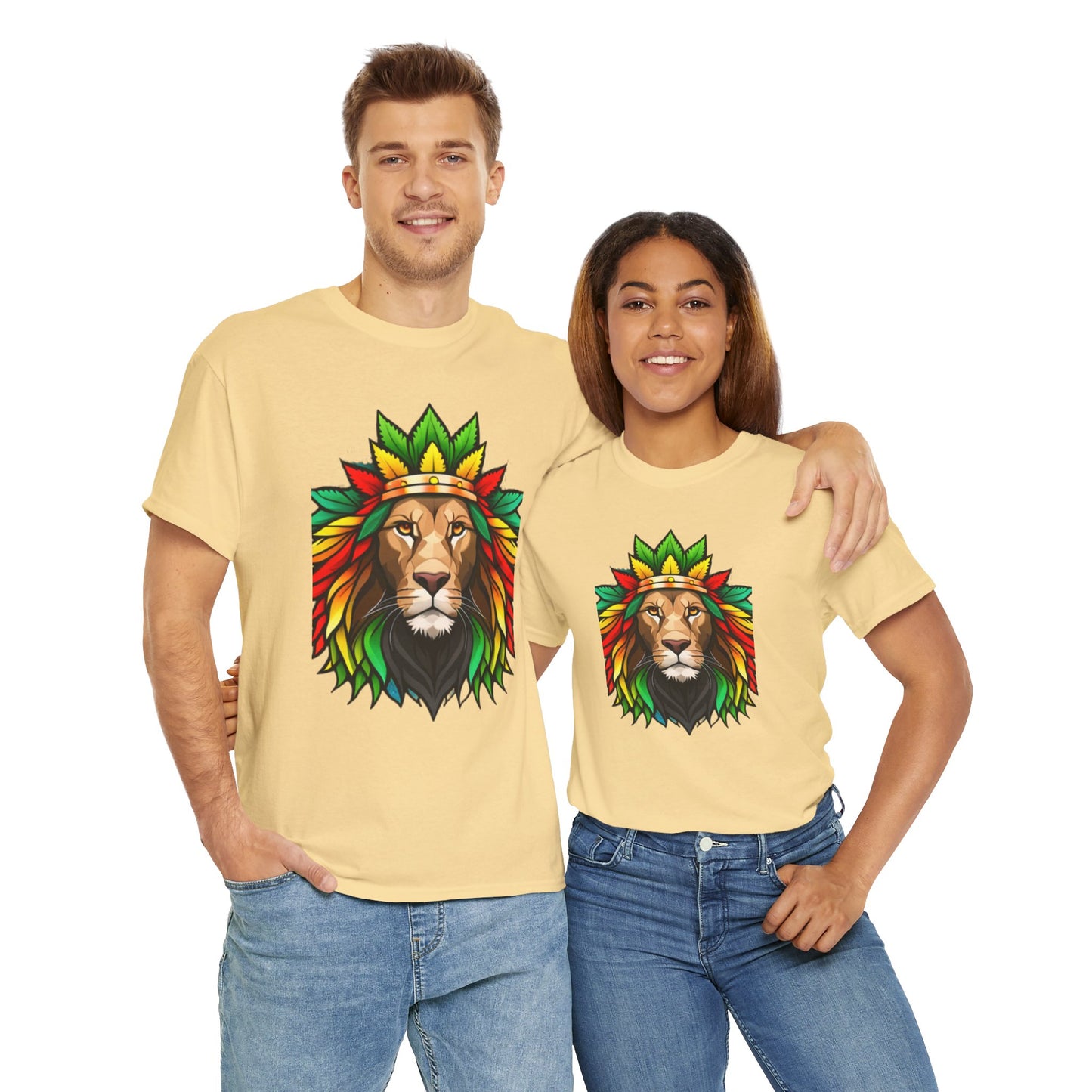 Camiseta Reggae Unisex de algodón pesado 