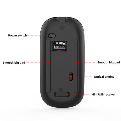 M60 Rechargeable Wireless Mouse Mute Mouse