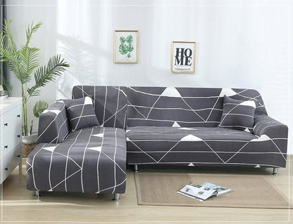 L shaped Sofa Cover Stretch Sectional Couch Cover Sofa Set