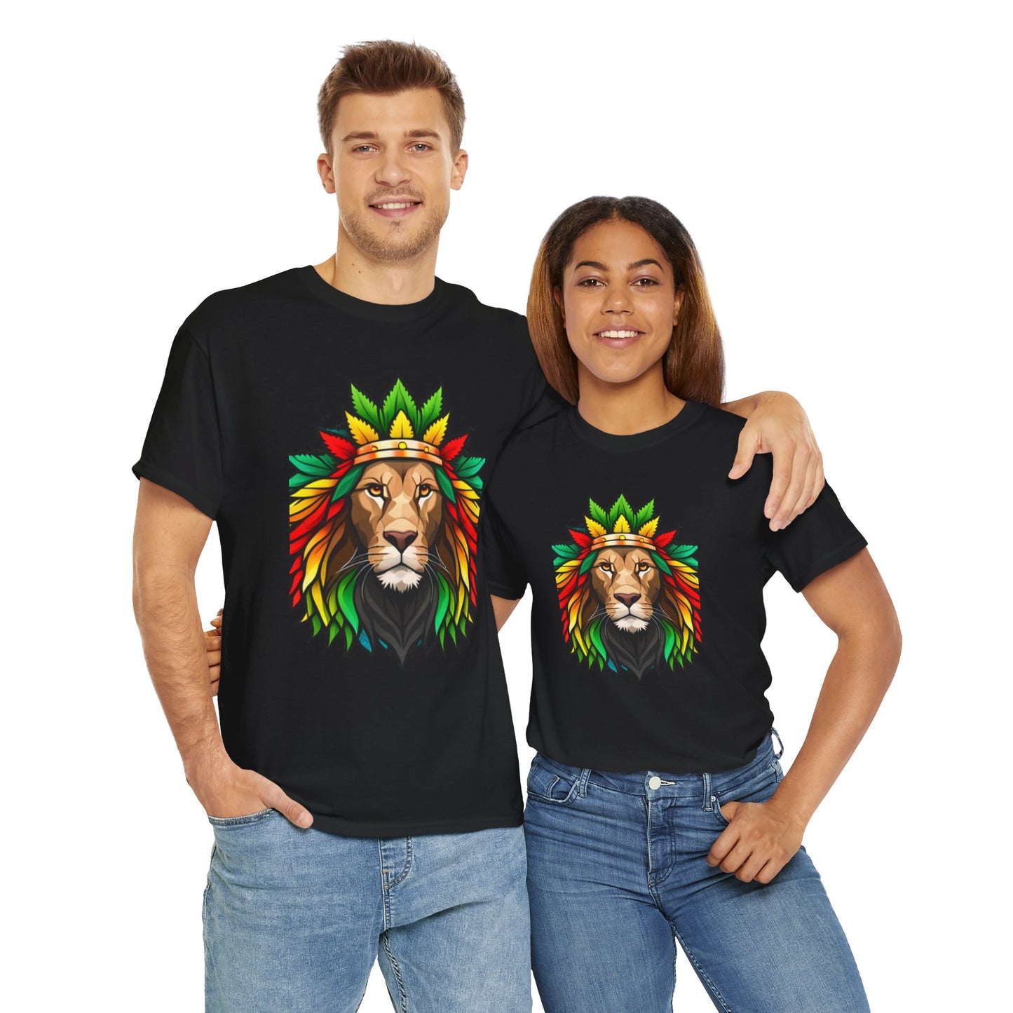 Camiseta Reggae Unisex de algodón pesado 