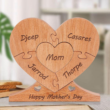 Mother's Day Holiday Gift Wooden Crafts Ornaments