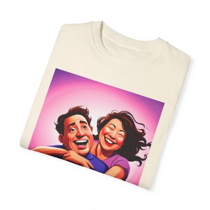 Camiseta unisex teñida en prenda