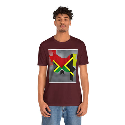 Unisex Jersey Short Sleeve Tee for Jamaicans-Canadians