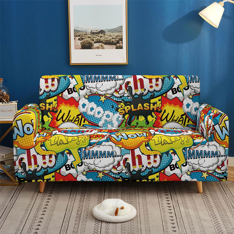 Elastic sofa cover cushion