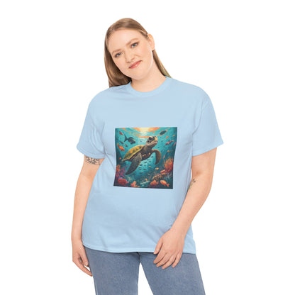 Camiseta con gráfico de tortuga Reef Rider