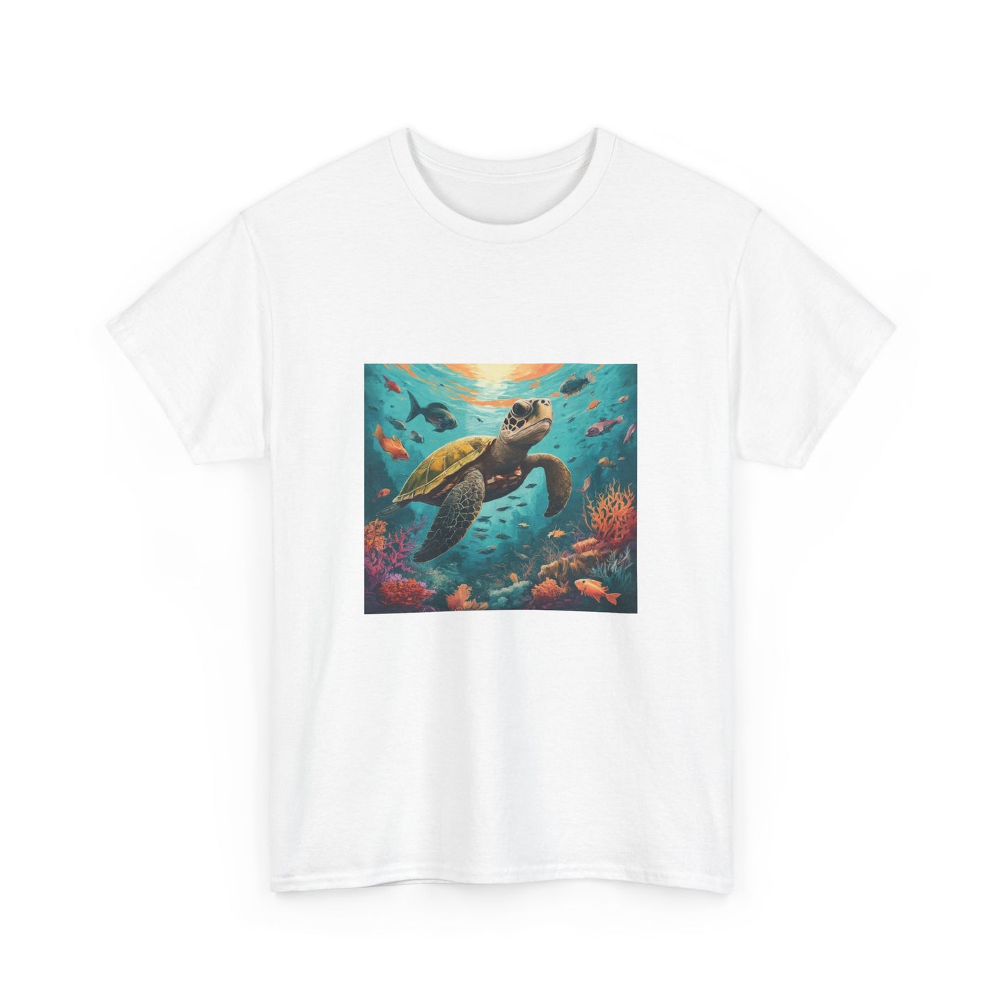 Camiseta con gráfico de tortuga Reef Rider