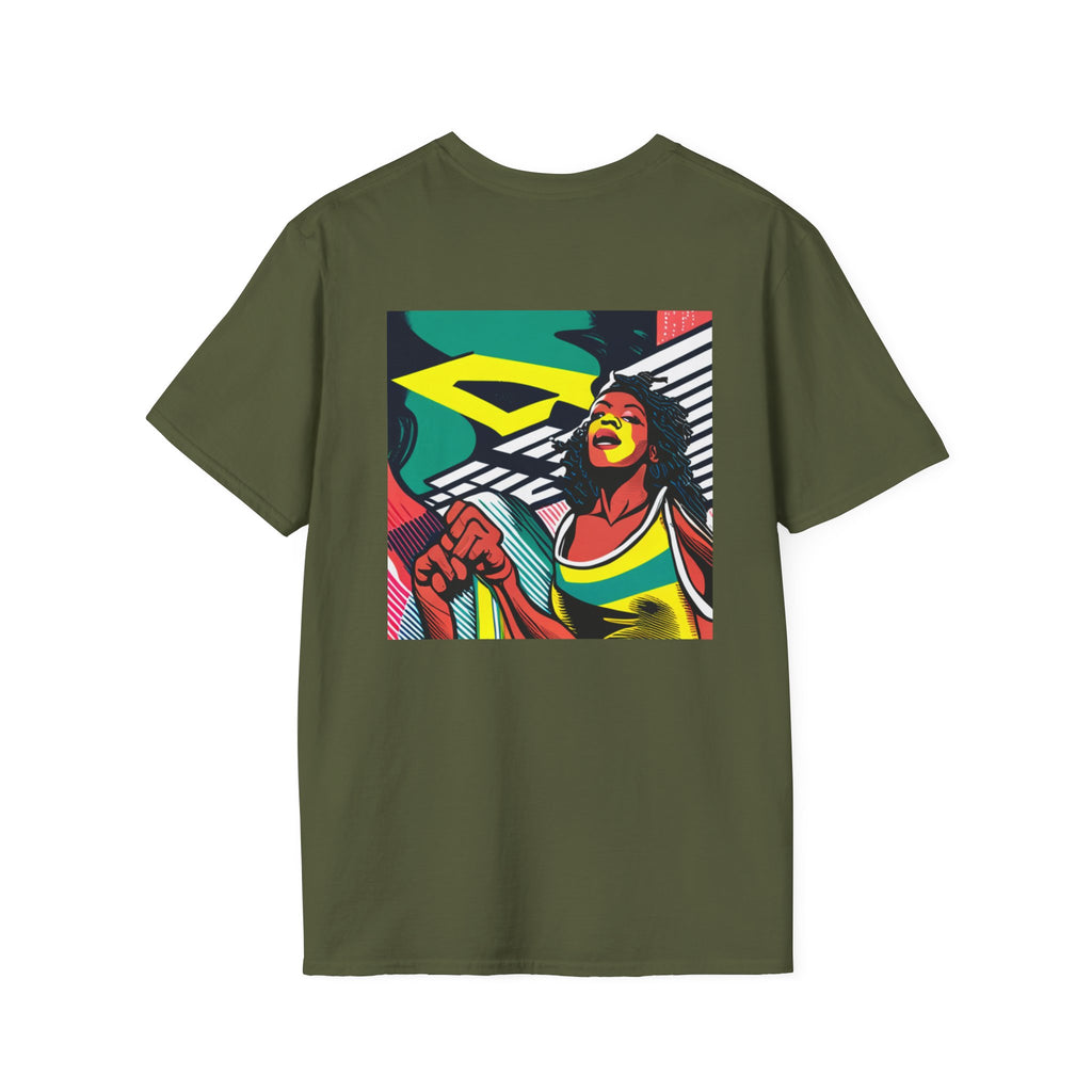camisetas gráficas para el fondo jamaicano