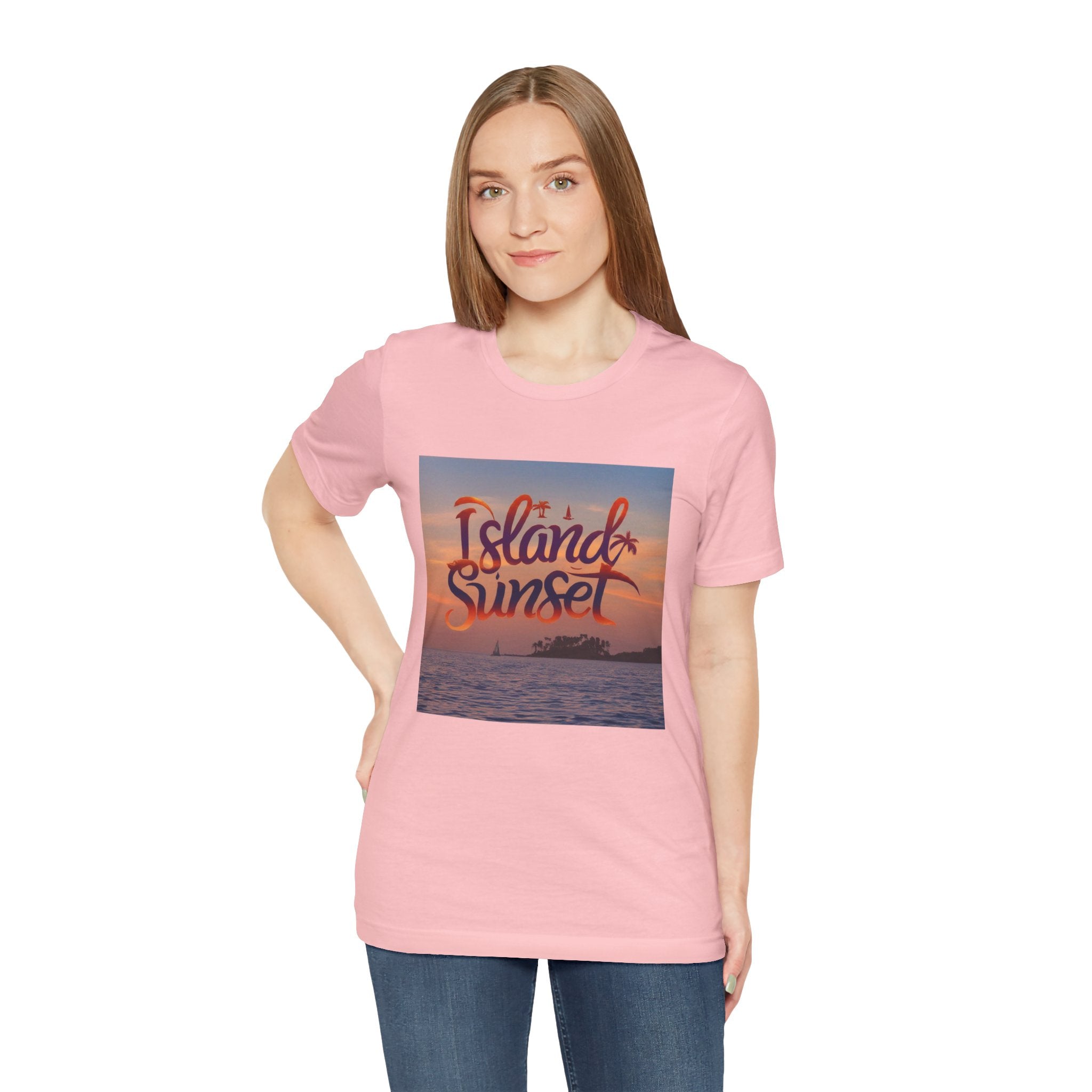 Islands sunset Unisex Jersey Short Sleeve Tee