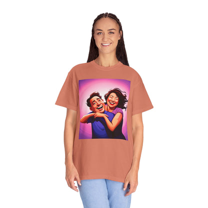 Camiseta unisex teñida en prenda