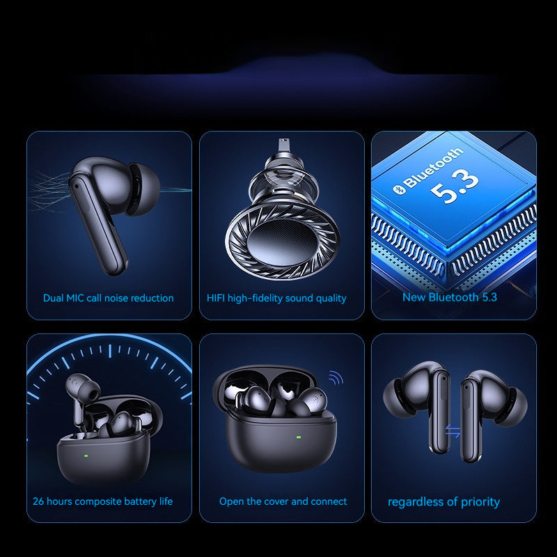 Wireless earbud with Bluetooth Noise Reduction In-ear Headphones