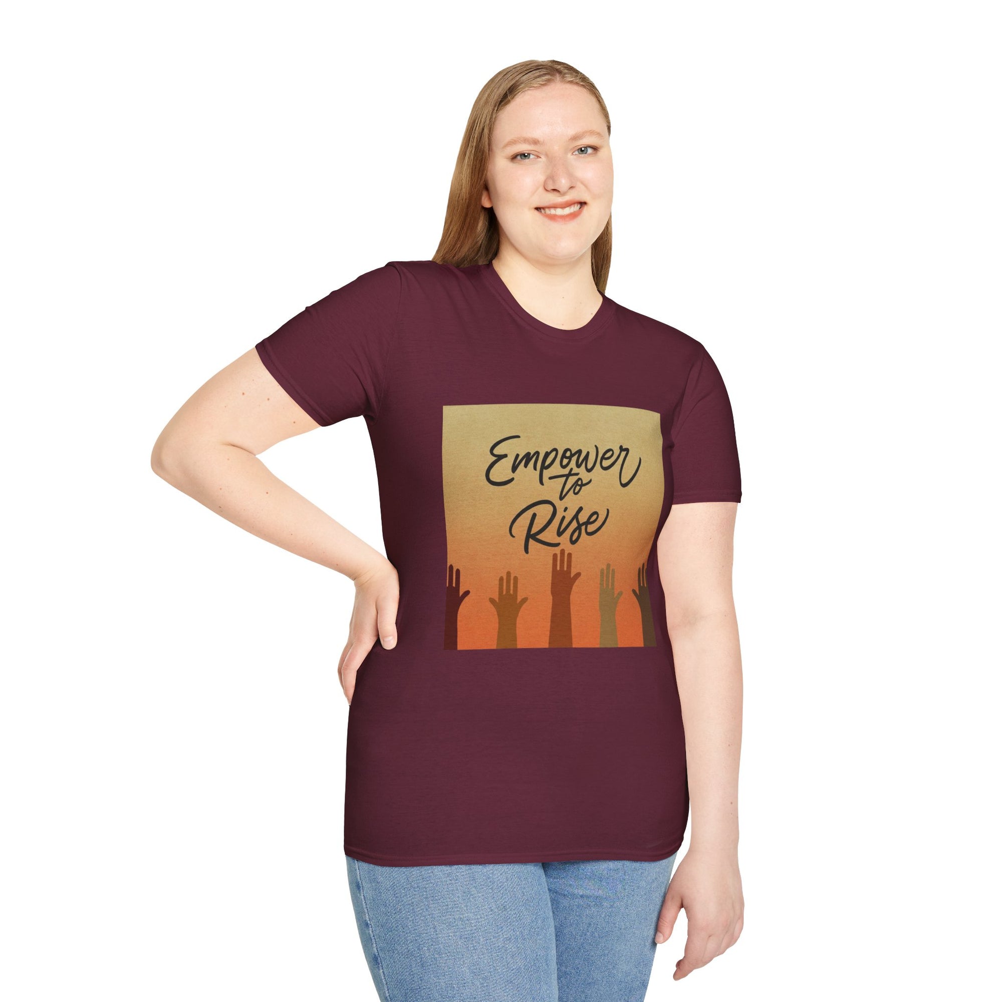 empoderar para levantarse Camiseta unisex Softstyle