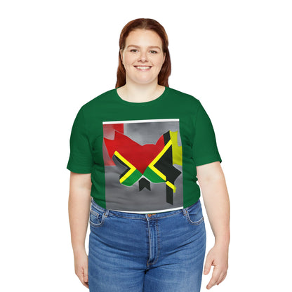 Camiseta de manga corta unisex Jersey para jamaicanos-canadienses