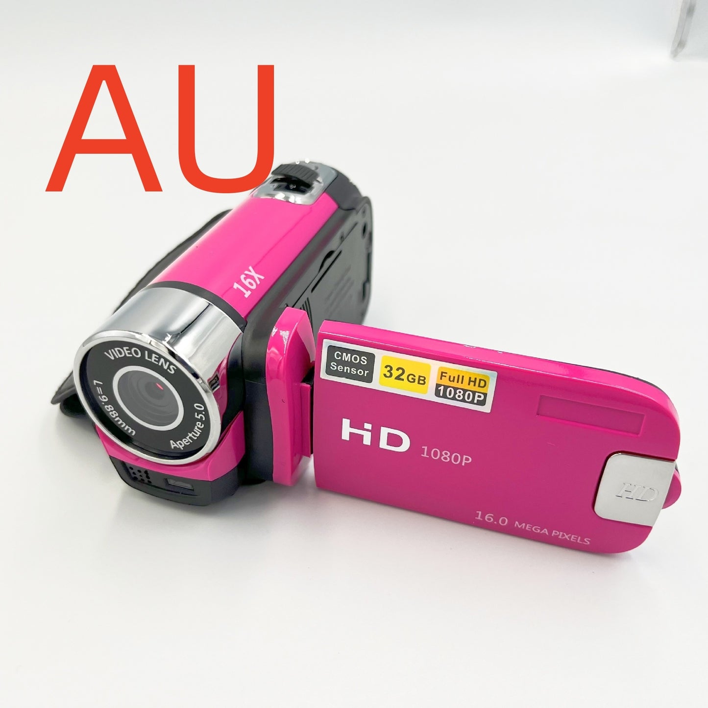 Vlog Camera 1080P Full HD 16 Million Pixel DV Camcorder Digital Video Camera Screen 16X Night Shoot Zoom Digital Zoom