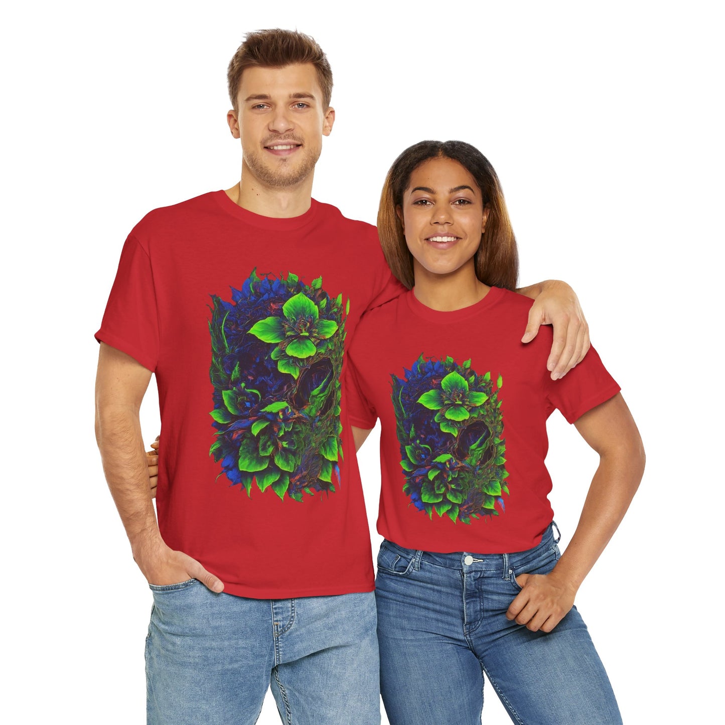 ramo de flores Camiseta unisex de algodón pesado