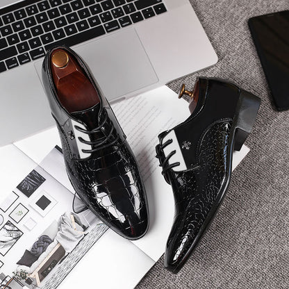 Winter New Style Leather Shoes Men's Business Formal Shoes