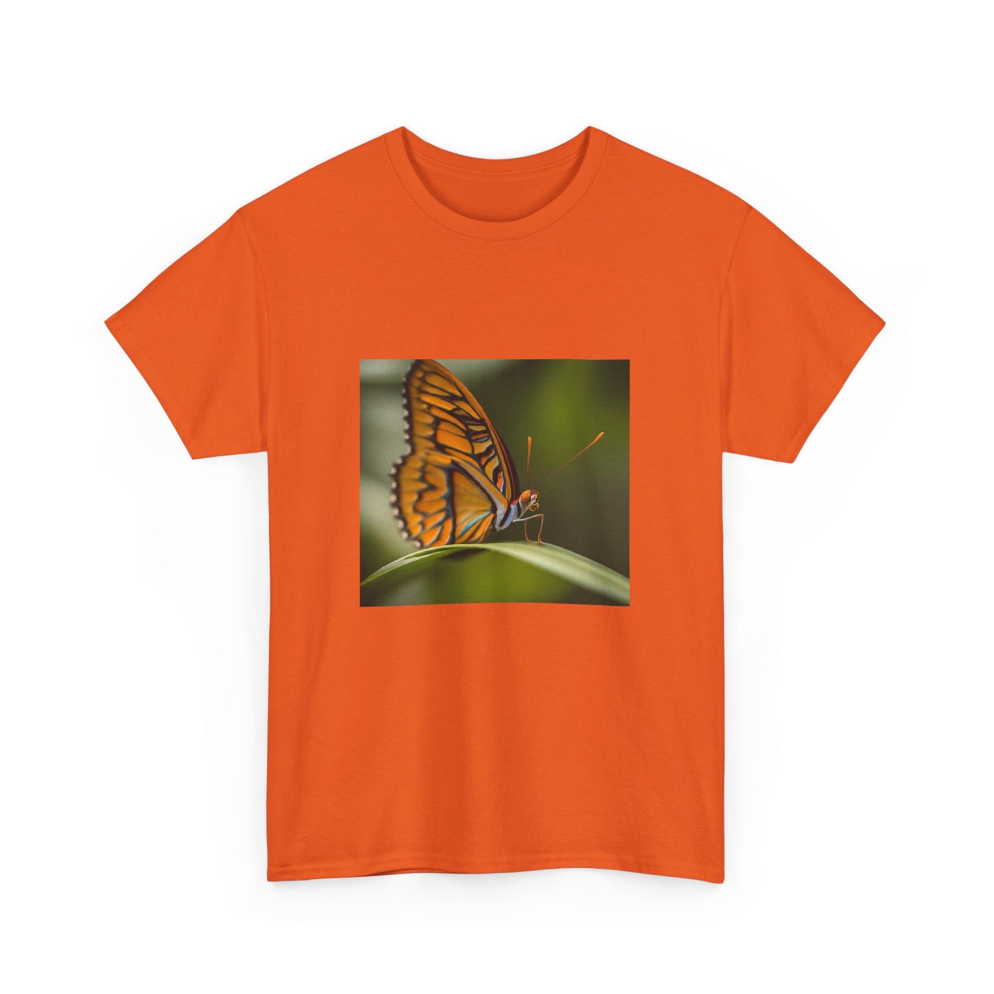 butter fly print Unisex Heavy Cotton Tee