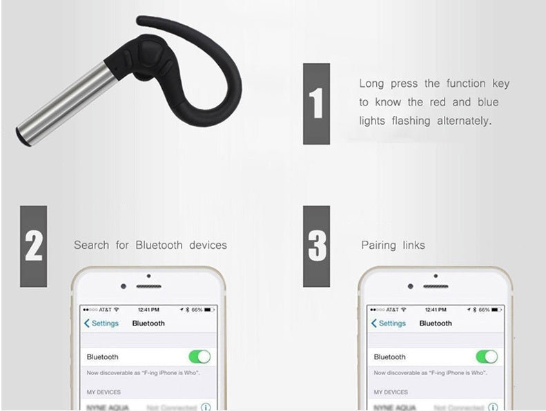 Auriculares Bluetooth con cancelación de ruido, auriculares inalámbricos para coche con micrófono, auriculares de entrenamiento de negocios, resistentes al sudor para correr y hacer deporte