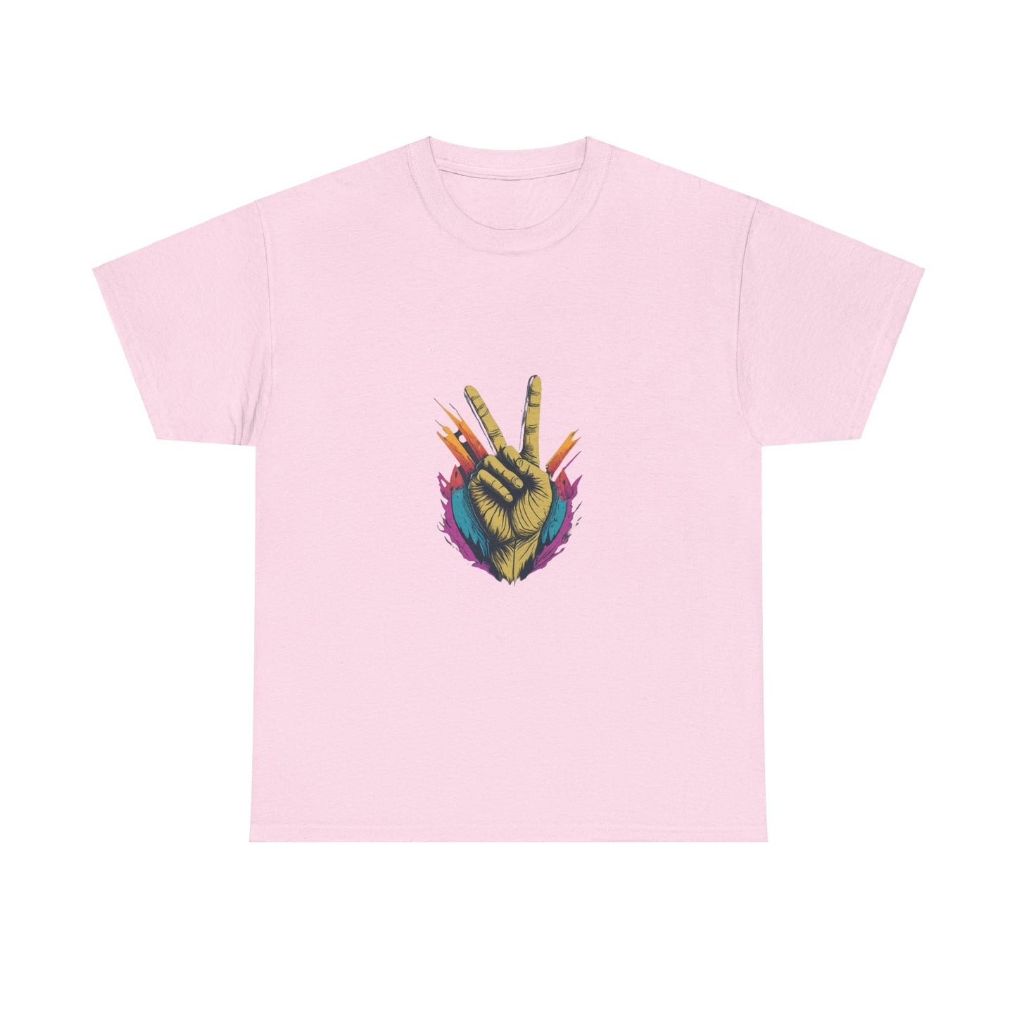 two fingers Unisex Heavy Cotton Tee