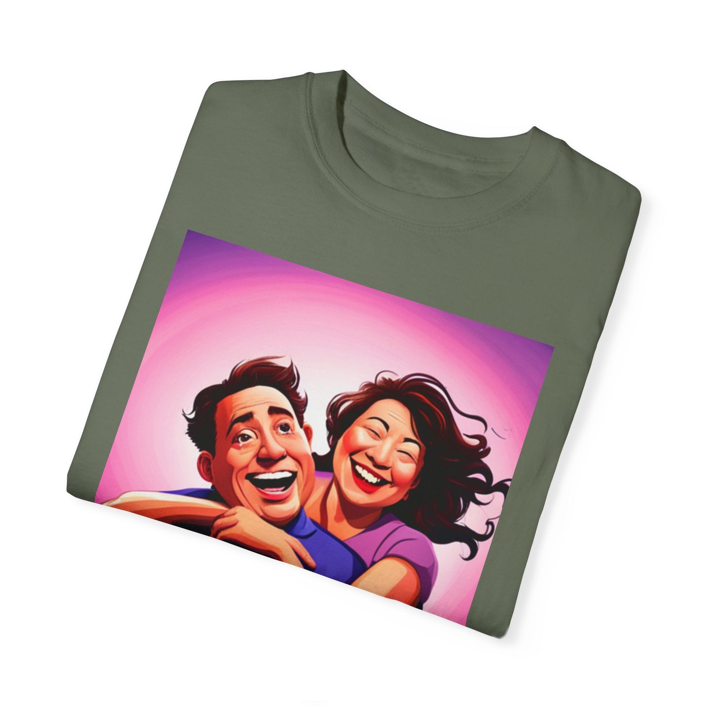 Camiseta unisex teñida en prenda