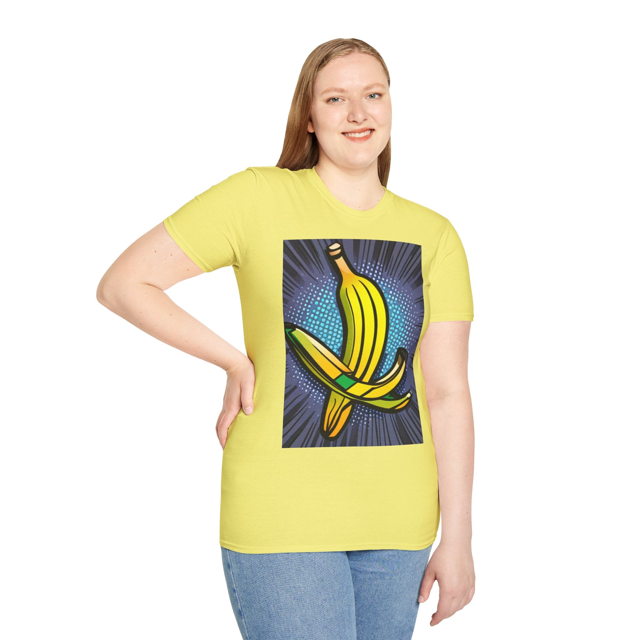 Camiseta unisex Softstyle de piel de plátano