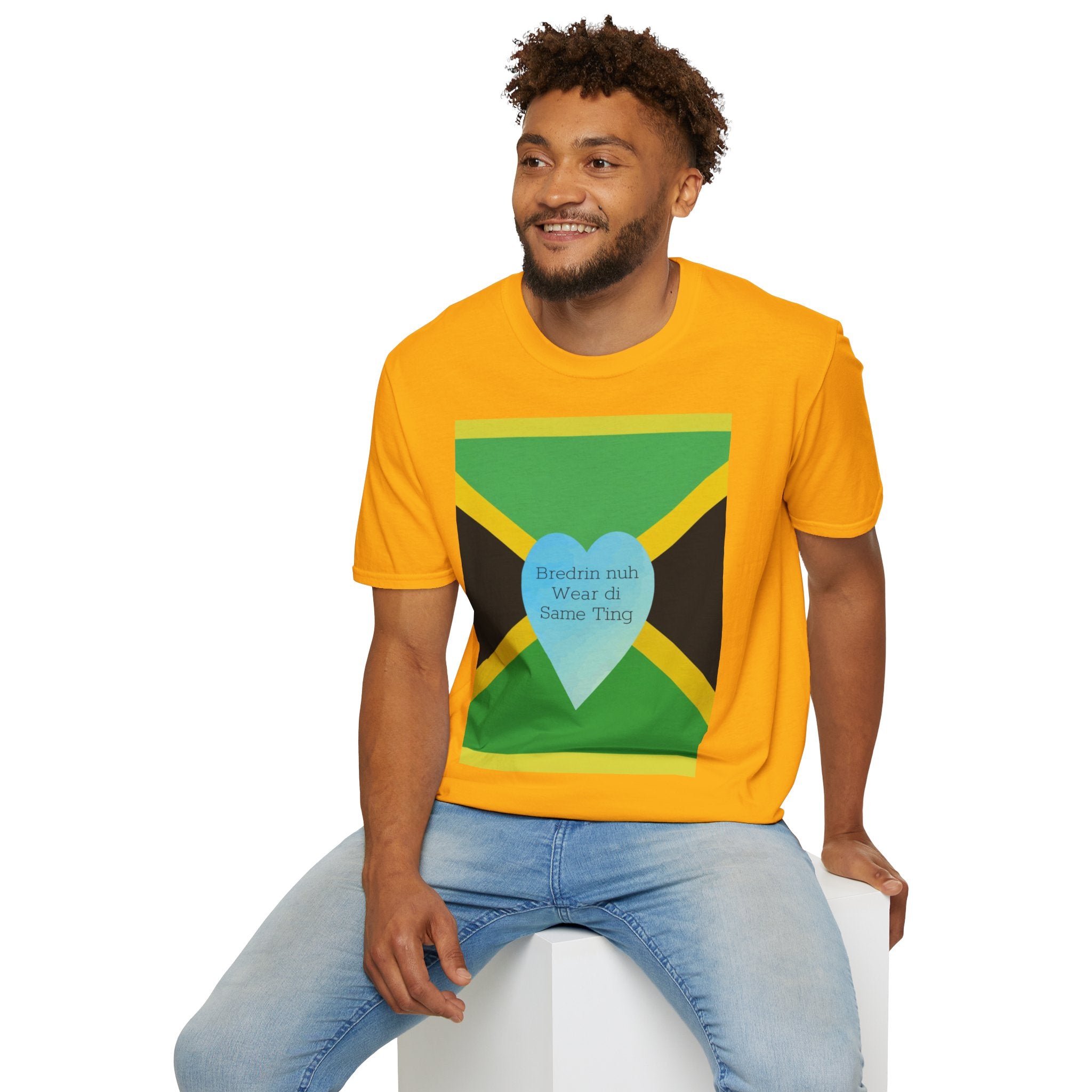 Bredrin nuh Wear di Same Ting Camiseta unisex de estilo suave