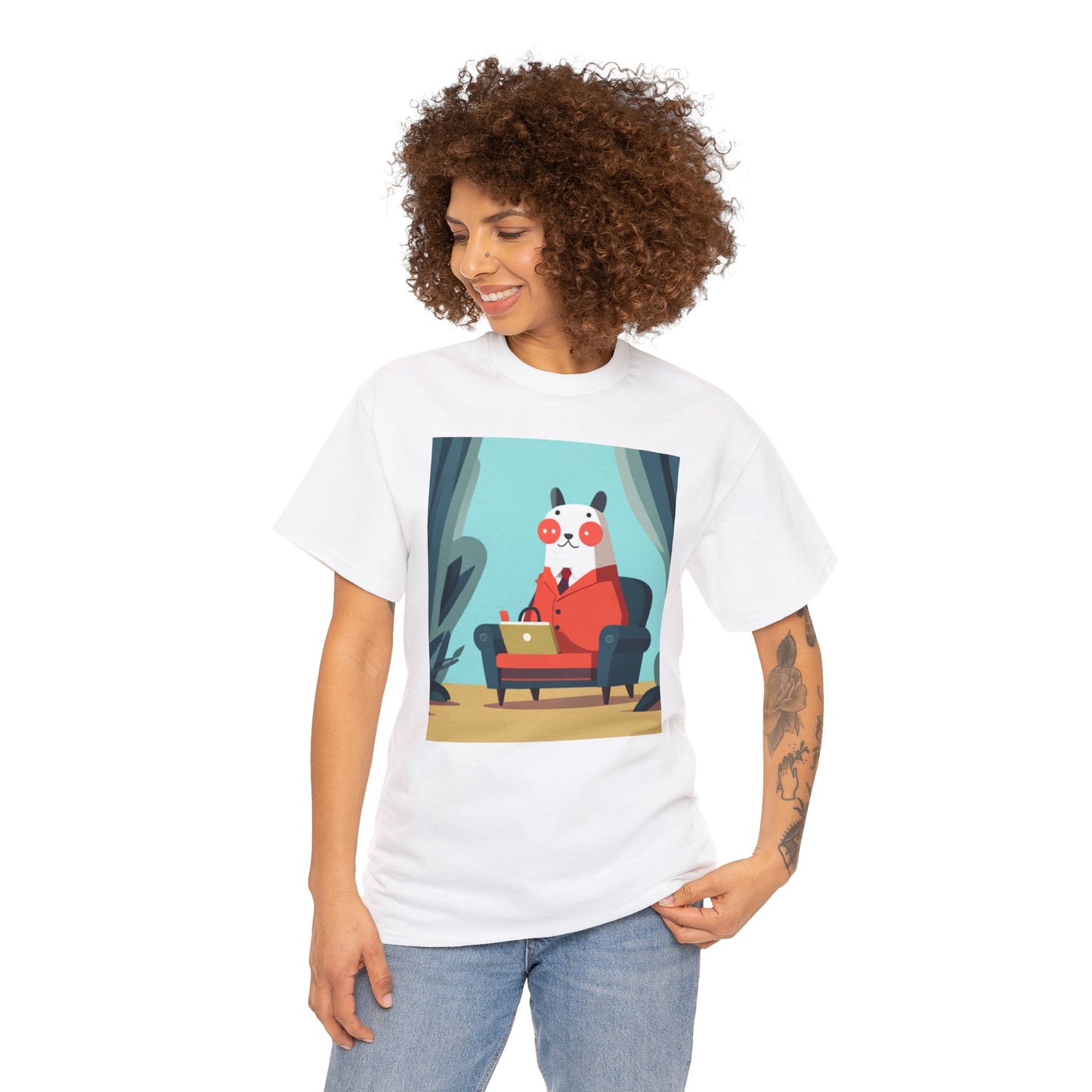 Camiseta unisex de algodón pesado