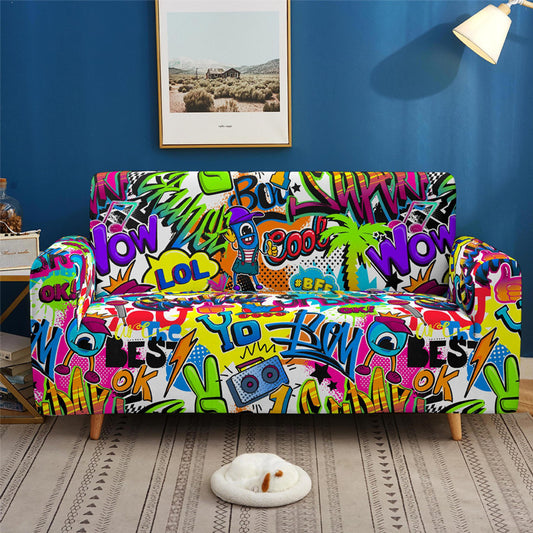 Elastic sofa cover cushion