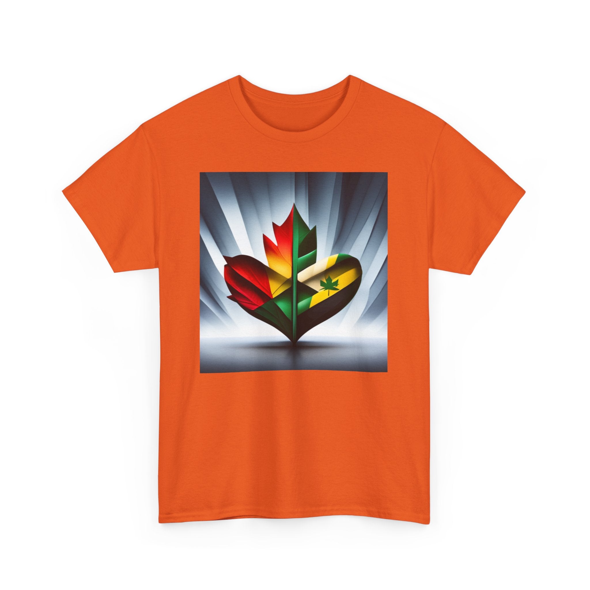 ¡Representa tu herencia con comodidad! 🇯🇲 Camiseta unisex de algodón pesado