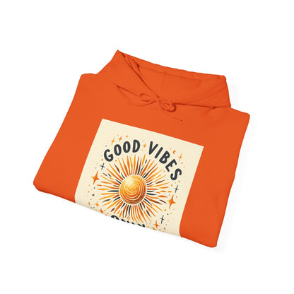 Sun Graphic Good Vibes Hoodie