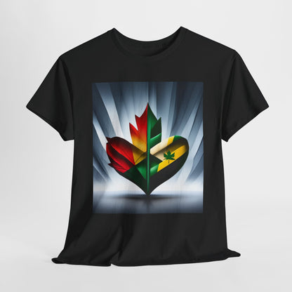 ¡Representa tu herencia con comodidad! 🇯🇲 Camiseta unisex de algodón pesado