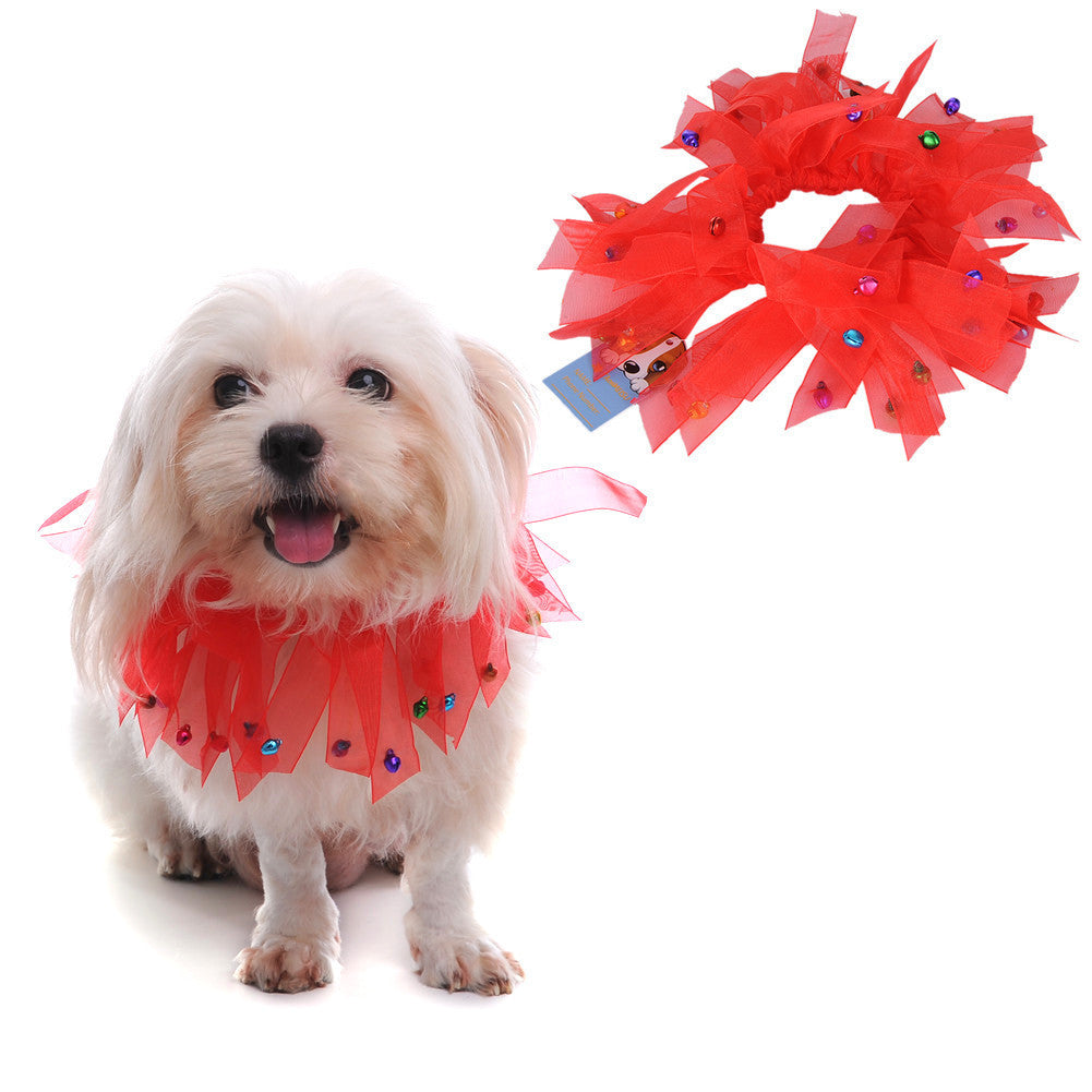 Pet christmas hat bib