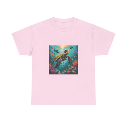 Camiseta con gráfico de tortuga Reef Rider