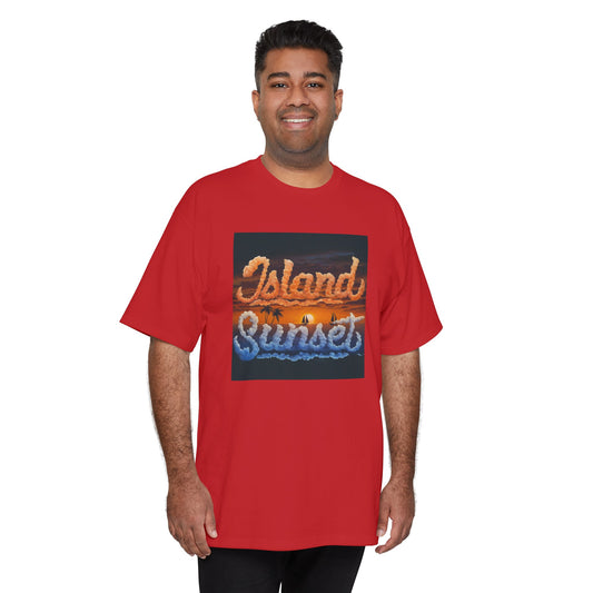 Island sunset Unisex Ultra Cotton® Tall T-Shirt