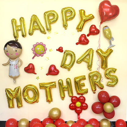 Happy Mother's Day Aluminum Film Balloon Set