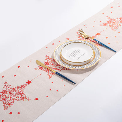 Creative Christmas Decoration Printed Tablecloth