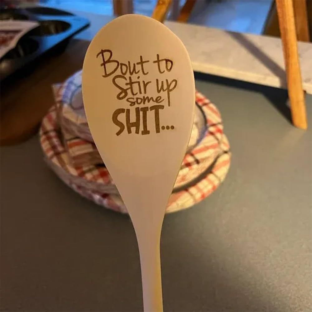 Funny Spoon Wooden Christmas Gift