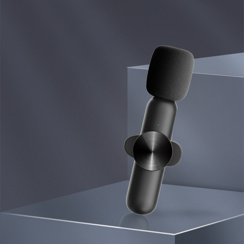 Micrófono Lavalier con cancelación de ruido 2.4G 1 a 2