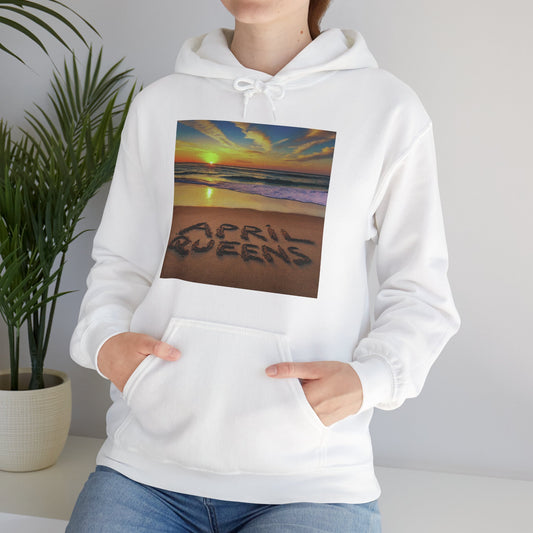 April queen Unisex Heavy Blend™ Hooded Sweatshirt