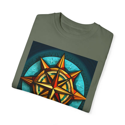 Calypso Compass Unisex Garment-Dyed T-shirt