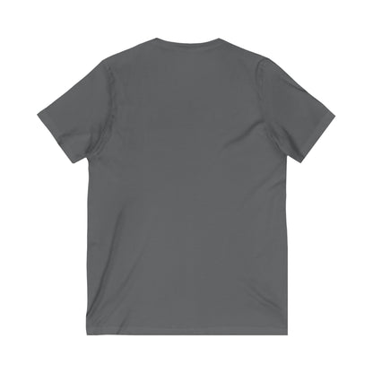 Canadian Comfort: Unisex Jersey Tee Short Sleeve V-Neck Tee