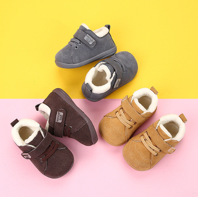 Winter baby soft bottom shoes