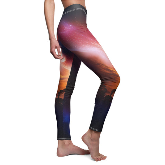 Stand Out from the Crowd: Women's Unique Cut & Sew Printed Leggings