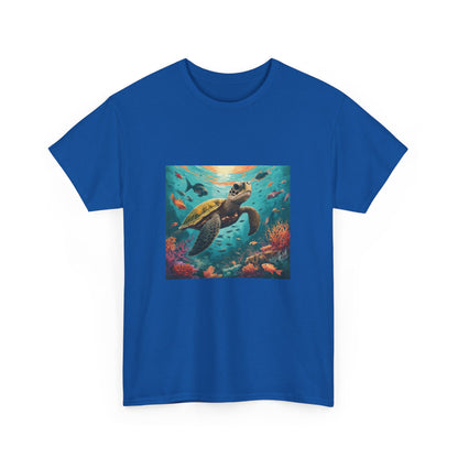 Camiseta con gráfico de tortuga Reef Rider