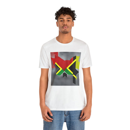 Camiseta de manga corta unisex Jersey para jamaicanos-canadienses