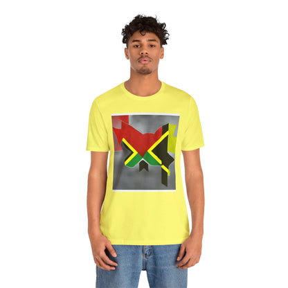 Unisex Jersey Short Sleeve Tee for Jamaicans-Canadians