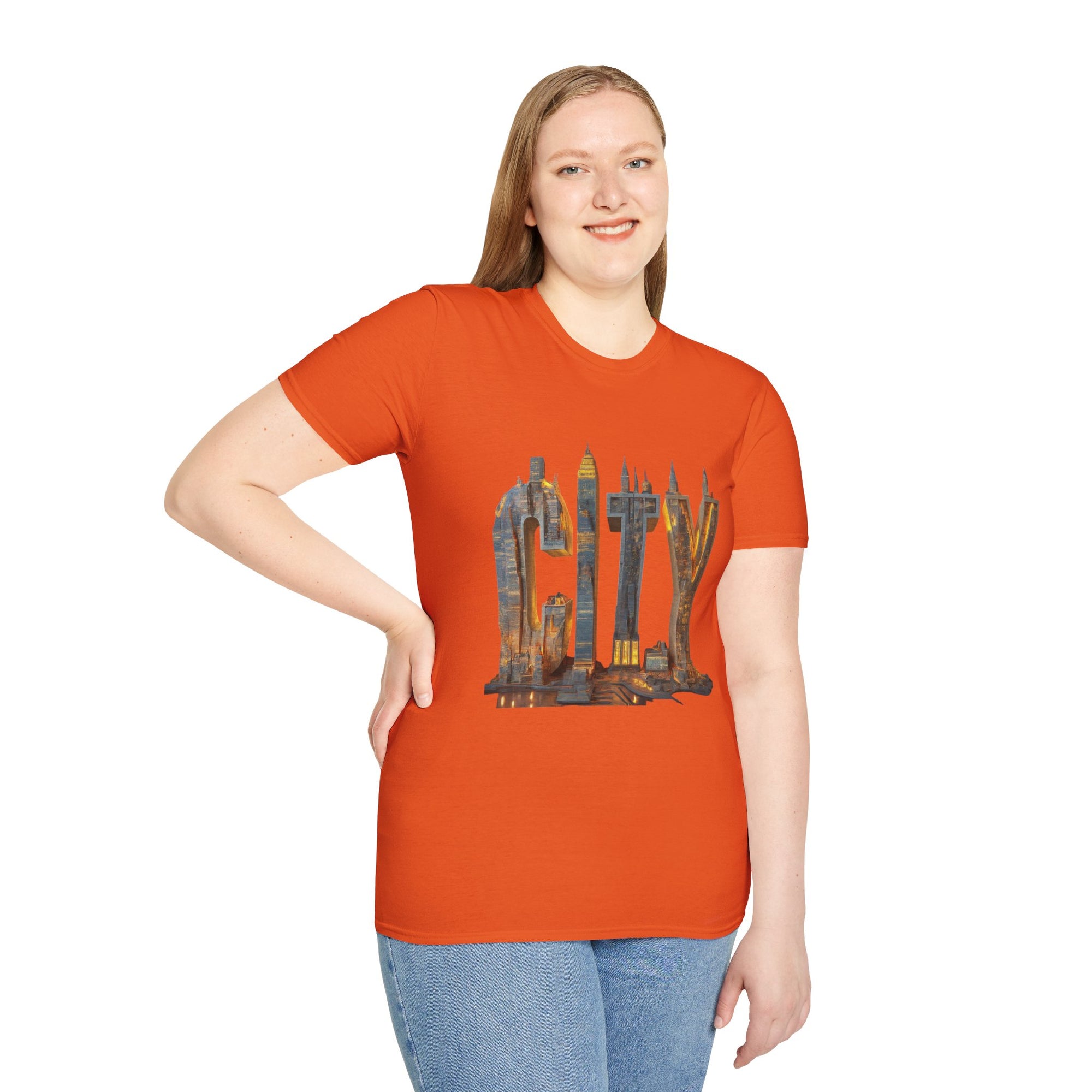Unisex city t shirt  Softstyle tee