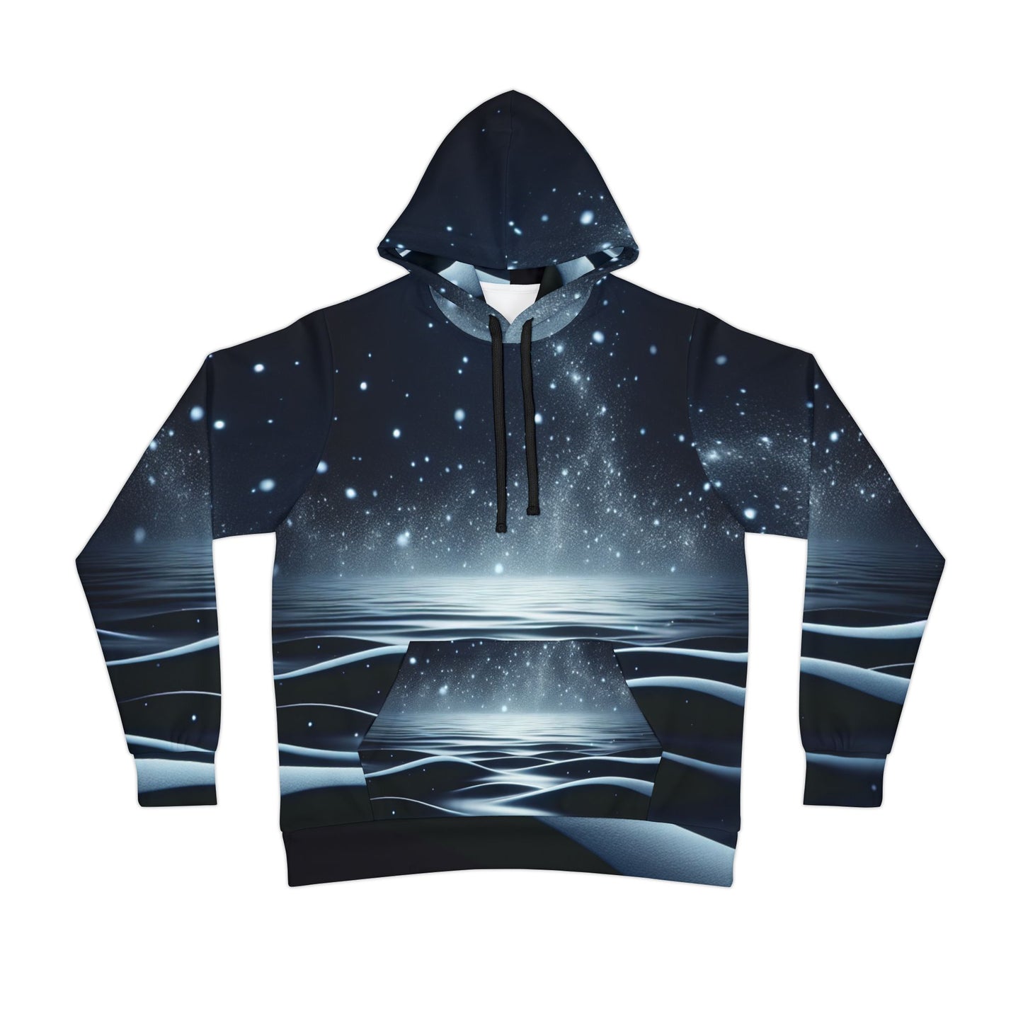 Snowfall Athletic Hoodie - Relax by the Sea