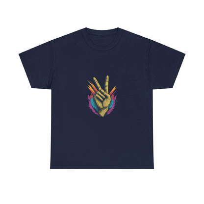 two fingers Unisex Heavy Cotton Tee