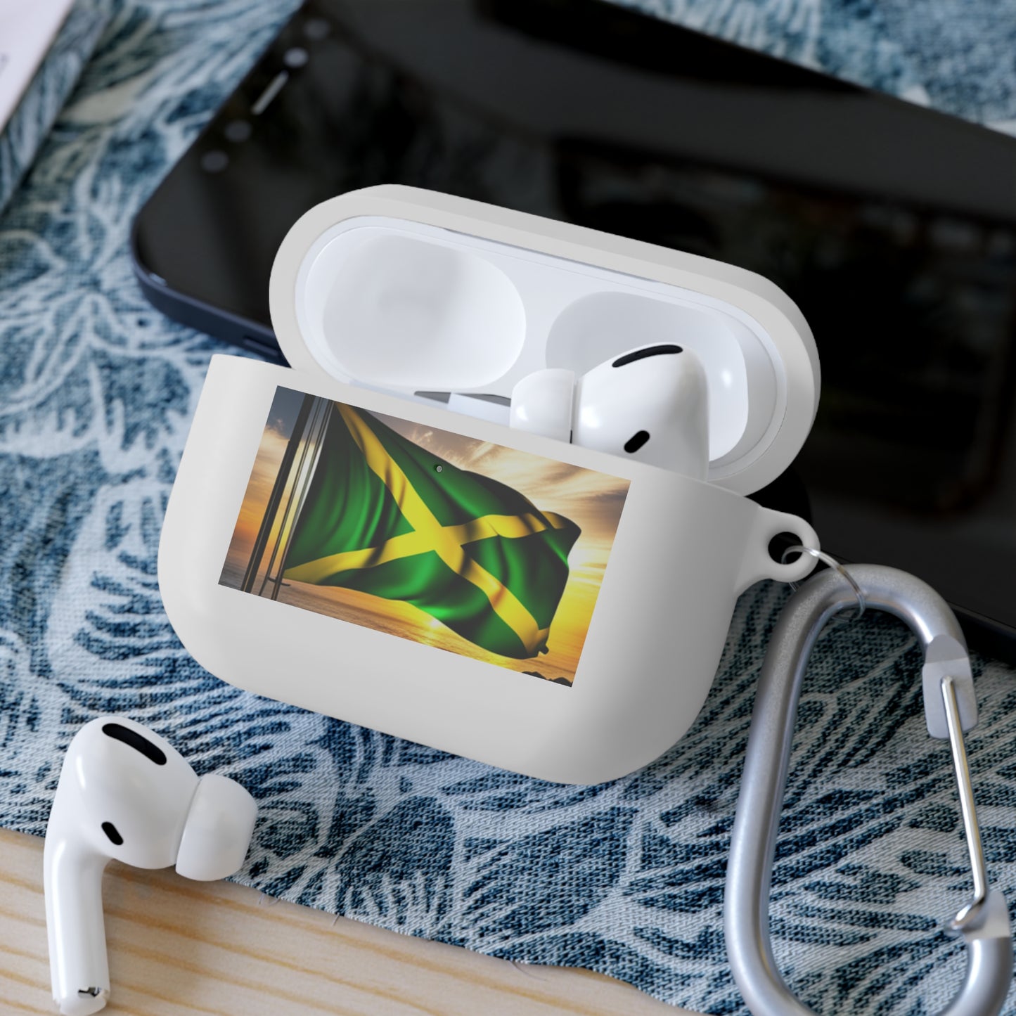 Rep Your Island Style: [m2k electronics and variety store AirPods Case Cover. Designed for Island Life.